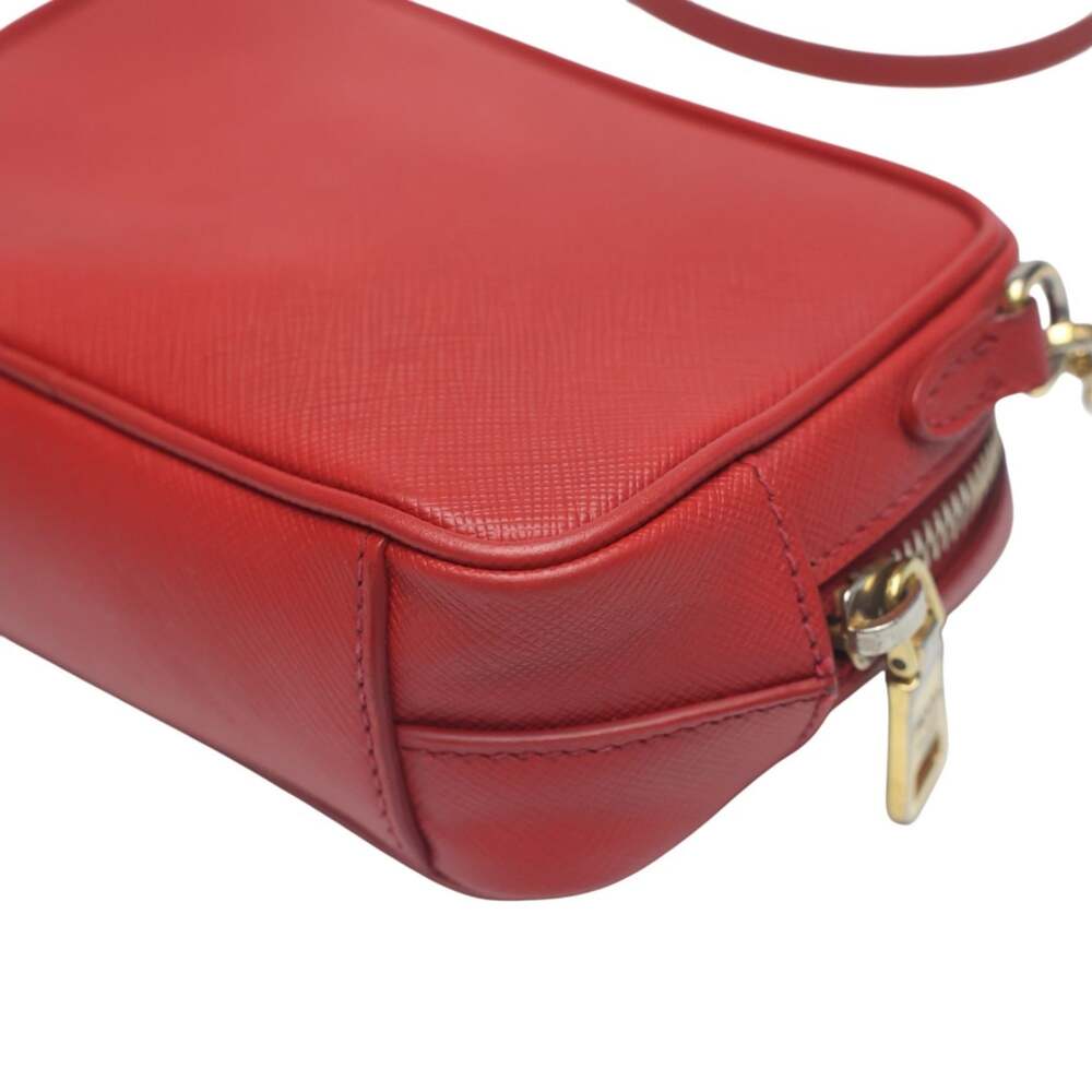 Prada Zip Crossbody Bag Saffiano #252224P76B - Picture 9 of 9